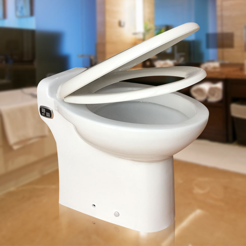 600W One Piece Macerator Toilet Bangun Kamar Mandi Di Mana Saja